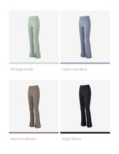 Load image into Gallery viewer, CONCHWEAR Bootcut Slit Leggings 4Colors