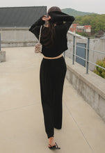 Load image into Gallery viewer, CONCHWEAR Sugar Crop Cardigan Bootcut Pants Set 2Color