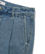 Load image into Gallery viewer, FALLETT Bermuda Denim Shorts Blue