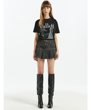 Load image into Gallery viewer, FALLETT Deux Nero Short Sleeve Black
