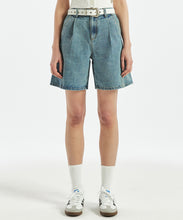 Load image into Gallery viewer, FALLETT Bermuda Denim Shorts Blue