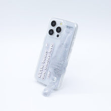 Load image into Gallery viewer, SECOND UNIQUE NAME Tube Bear Phone Clear Case Silver