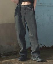 Load image into Gallery viewer, FALLETT Pigment Curved Pants Black