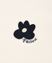 Load image into Gallery viewer, FALLETT Flower Logo Raglan Long Sleeve Navy
