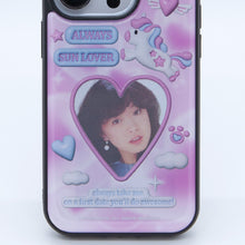 Load image into Gallery viewer, SECOND UNIQUE NAME iPhone Case Epoxy Photo Pink