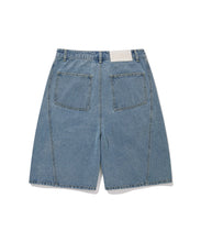 Load image into Gallery viewer, FALLETT Bermuda Denim Shorts Blue