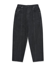 Load image into Gallery viewer, FALLETT Pigment Curved Pants Black