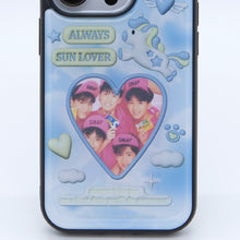 Load image into Gallery viewer, SECOND UNIQUE NAME iPhone Case Epoxy Photo SKY Blue