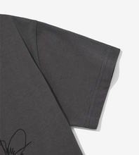 Load image into Gallery viewer, FALLETT Night Nero Crop Short Sleeve Charcoal