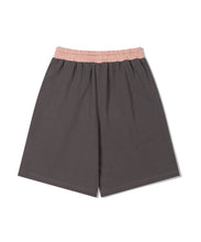 Load image into Gallery viewer, FALLETT Color-Block Sweat Shorts Charcoal
