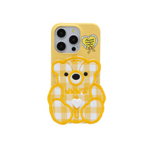 Load image into Gallery viewer, SECOND UNIQUE NAME CASE PATCH CHECK BEAR YELLOW