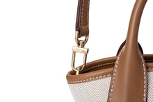 Load image into Gallery viewer, LOEKA Marqueta S Tote Bag Combi Brown