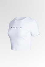 Load image into Gallery viewer, Maund Relax Fit Crop T-shirt White