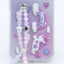 Load image into Gallery viewer, SECOND UNIQUE NAME Unicon Beads Phone Clear Case Pink