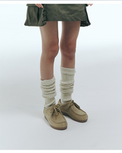 Load image into Gallery viewer, 23.65 NUTTY Suede Lace Up Loafers Beige