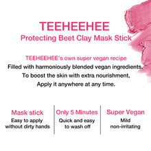 Load image into Gallery viewer, TEEHEEHEE Protecting Beet Clay Mask Stick