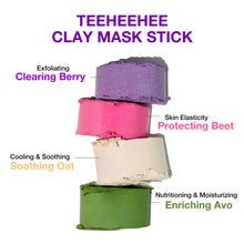 Load image into Gallery viewer, TEEHEEHEE Soothing Oat Clay Mask Stick