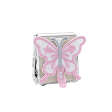 Load image into Gallery viewer, SECOND UNIQUE NAME Clear Patch Butterfly Pink (Z FLIP)