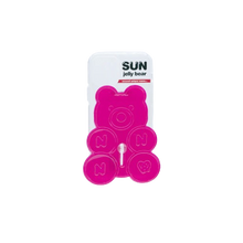 Load image into Gallery viewer, SECOND UNIQUE NAME SUN CASE CLEAR JELLY BEAR REDVIOLET