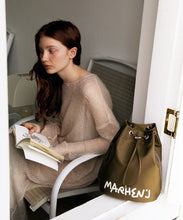 Load image into Gallery viewer, MARHEN.J Leanna Drawstring Backpack Khaki