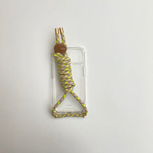 Load image into Gallery viewer, ARNO iPhone Case with Rope Strap Modern Neon
