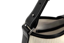 Load image into Gallery viewer, DEPOUND Town Bag Bucket Herringbone Ivory