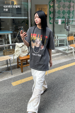 Load image into Gallery viewer, FALLETT Nero Band Short Sleeve Charcoal