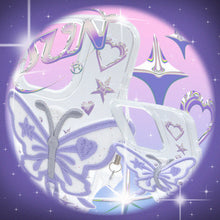 Load image into Gallery viewer, SECOND UNIQUE NAME Clear Patch Butterfly Purple