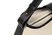 Load image into Gallery viewer, DEPOUND Town Bag Hobo Herringbone Ivory