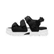 Load image into Gallery viewer, AKIII CLASSIC Granda Sandals Black White