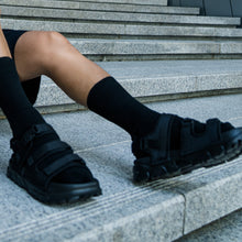 Load image into Gallery viewer, AKIII CLASSIC Granda Sandals Triple Black