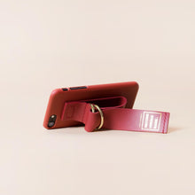Load image into Gallery viewer, SECOND UNIQUE NAME Sun Leather Case Burgundy
