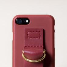 Load image into Gallery viewer, SECOND UNIQUE NAME Sun Leather Case Burgundy
