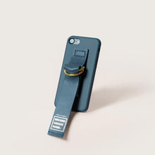 Load image into Gallery viewer, SECOND UNIQUE NAME Sun Leather Case Green Navy