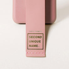 Load image into Gallery viewer, SECOND UNIQUE NAME Sun Leather Case Indian Pink