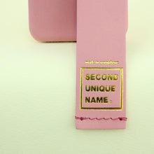 Load image into Gallery viewer, SECOND UNIQUE NAME Leather Card Case Indian Pink