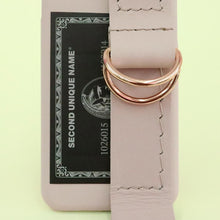 Load image into Gallery viewer, SECOND UNIQUE NAME Leather Card Case Natural Ivory