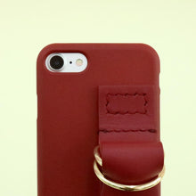 Load image into Gallery viewer, SECOND UNIQUE NAME Leather Card Case Burgundy