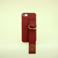 Load image into Gallery viewer, SECOND UNIQUE NAME Leather Card Case Burgundy