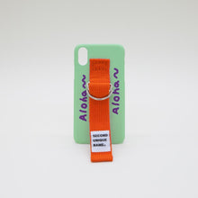 Load image into Gallery viewer, SECOND UNIQUE NAME Sun Case Patina Green Orange(word)