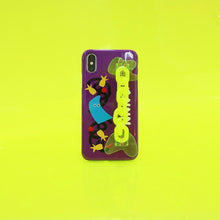 Load image into Gallery viewer, SECOND UNIQUE NAME Sun Case Neon Chain Purple