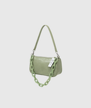 Load image into Gallery viewer, NIEEH Envelope Bag(Leather) Olive (BLACKPINK JENNIE's pick)