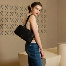 Load image into Gallery viewer, LOEKA Cube Tote Bag Black