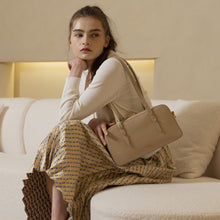 Load image into Gallery viewer, LOEKA Cube Tote Bag Beige