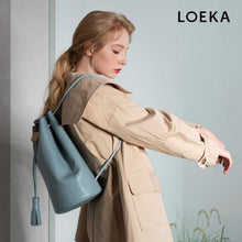 Load image into Gallery viewer, LOEKA Millie Backpack Fog Blue