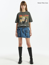 Load image into Gallery viewer, FALLETT Nero Band Short Sleeve Charcoal
