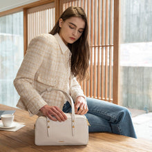 Load image into Gallery viewer, LOEKA Cube Tote Bag White