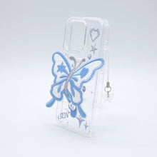 Load image into Gallery viewer, SECOND UNIQUE NAME Clear Patch Butterfly Blue