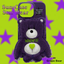 Load image into Gallery viewer, SECOND UNIQUE NAME Patch Star Grape Fur Bear