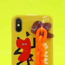 Load image into Gallery viewer, SECOND UNIQUE NAME Sun Case Neon Chain Yellow